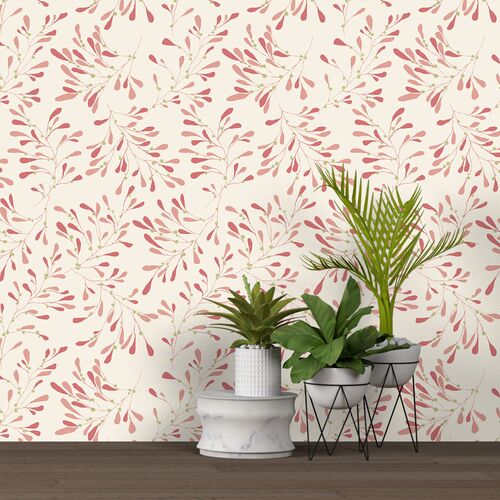 Susan Hable, Branch Wallpaper, Malibu 2 Susan Hable, Branch Wallpaper, Malibu