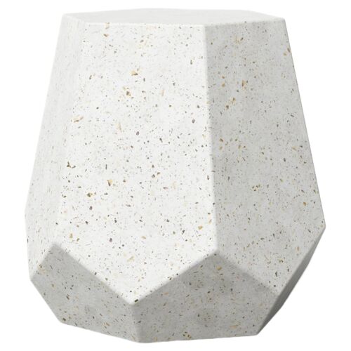 Artem Indoor/Outdoor Concrete Faceted Stool