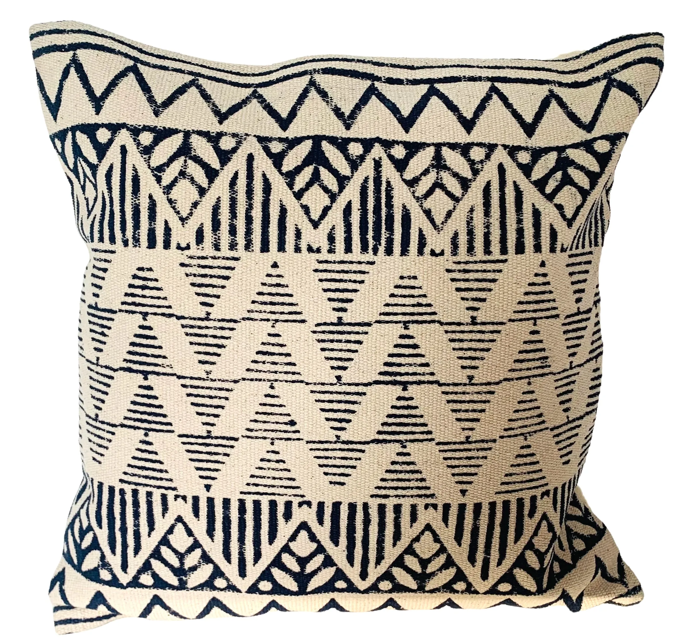 Indian Hand-Printed Pillows S3 7 Indian Hand-Printed Pillows S3
