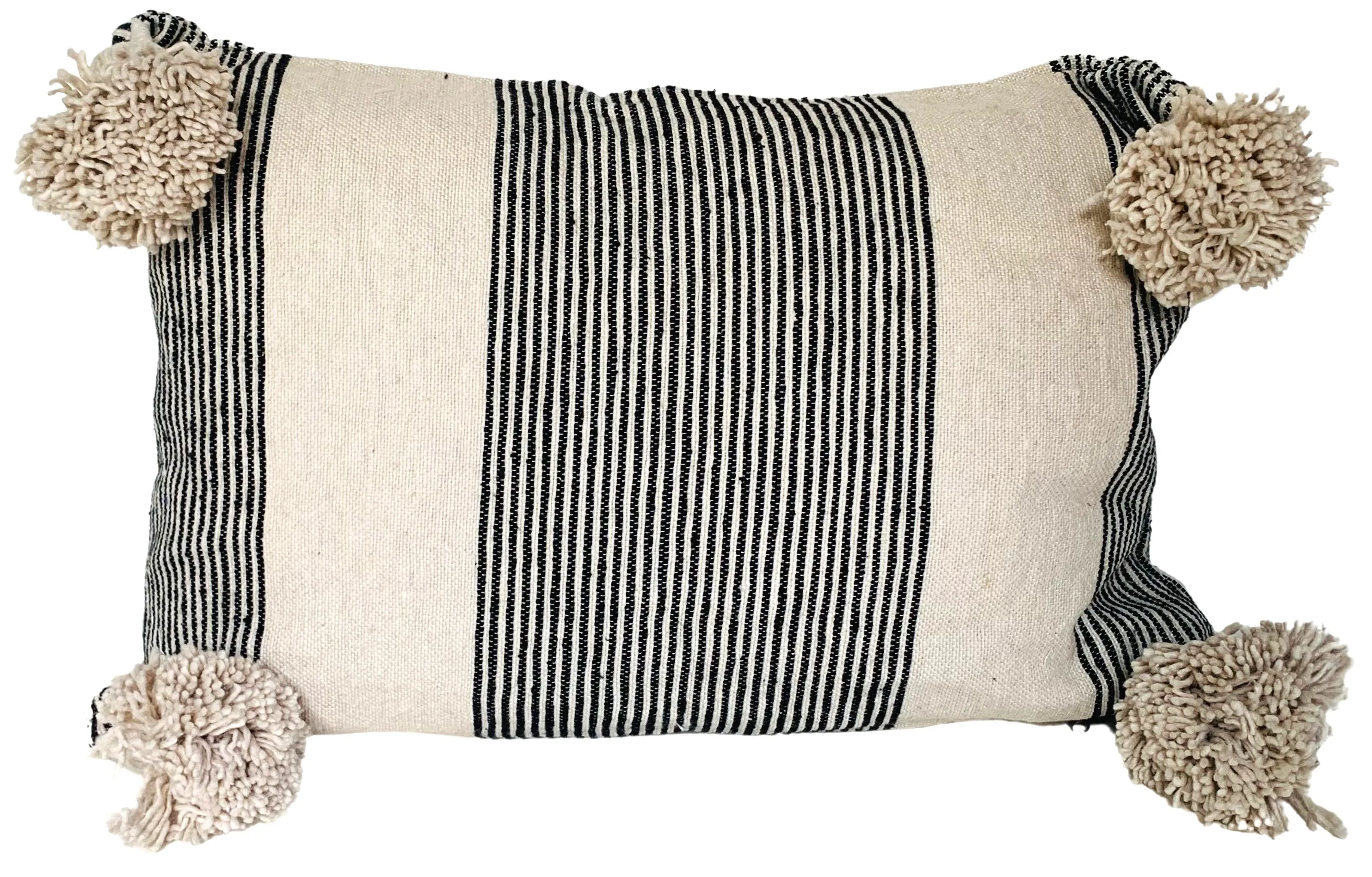 Moroccan Handloomed Lumbar Pillow 1 Moroccan Handloomed Lumbar Pillow