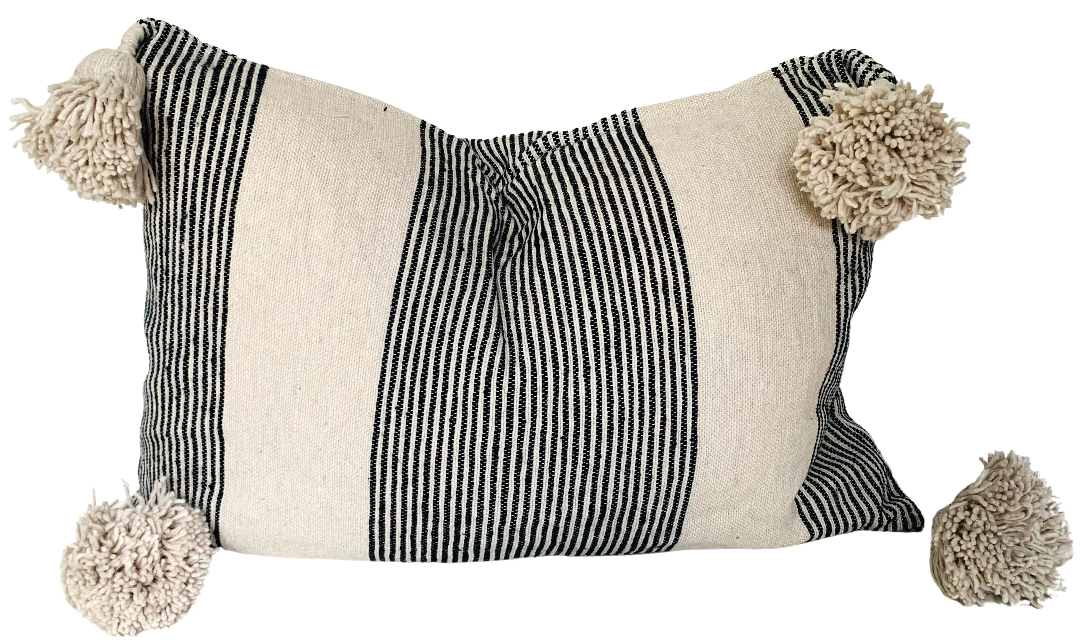 Moroccan Handloomed Lumbar Pillow 2 Moroccan Handloomed Lumbar Pillow