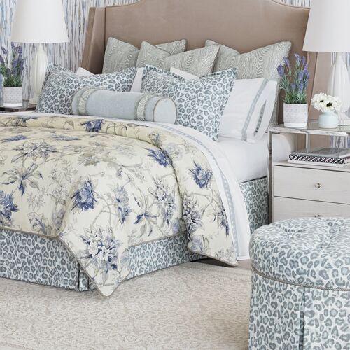 Liesl 22x22 Faux Bois Pillow, Gray 4 Liesl 22x22 Faux Bois Pillow, Gray