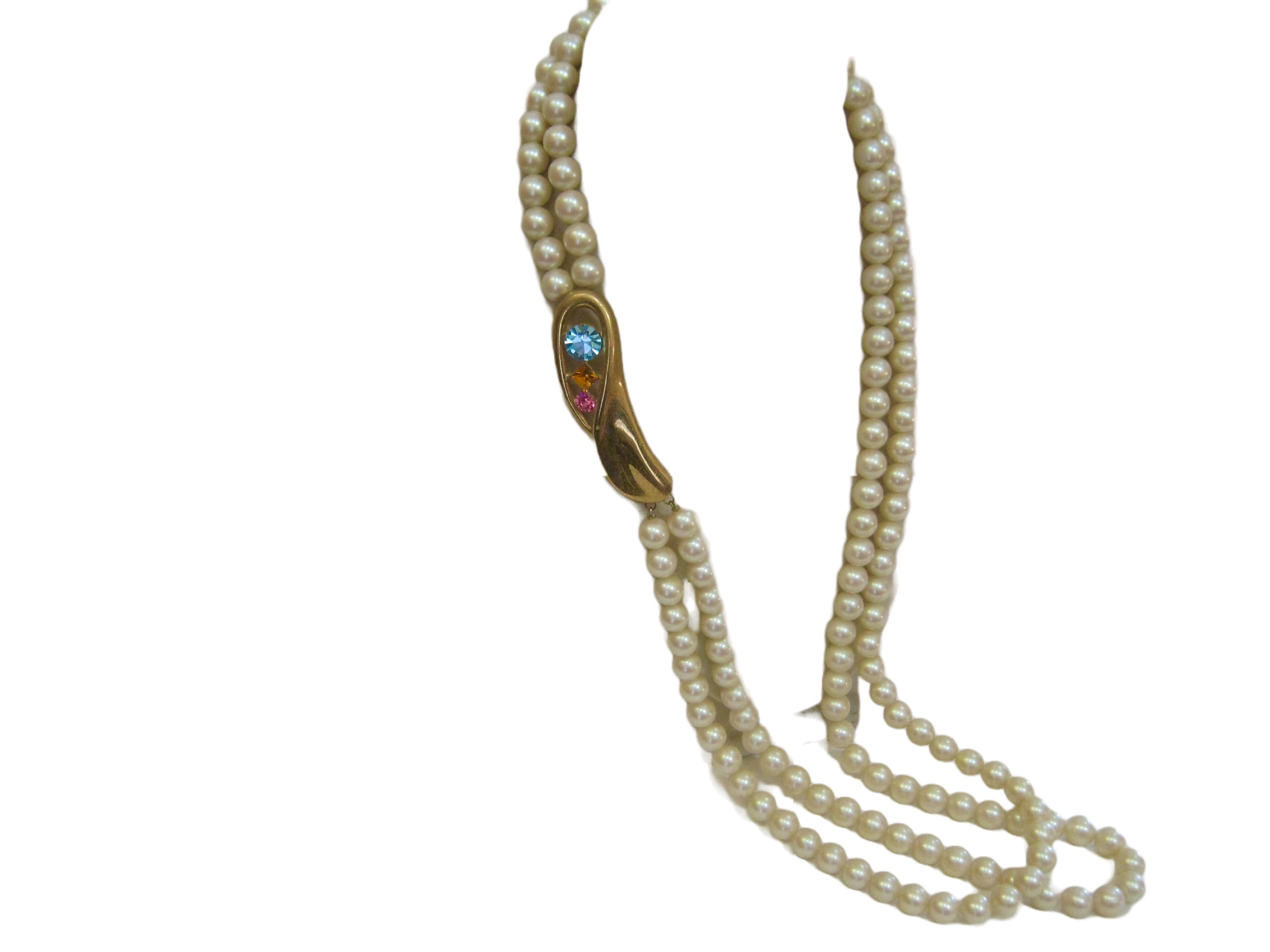 Givenchy Double Strand Enhancer Necklace 1 Givenchy Double Strand Enhancer Necklace