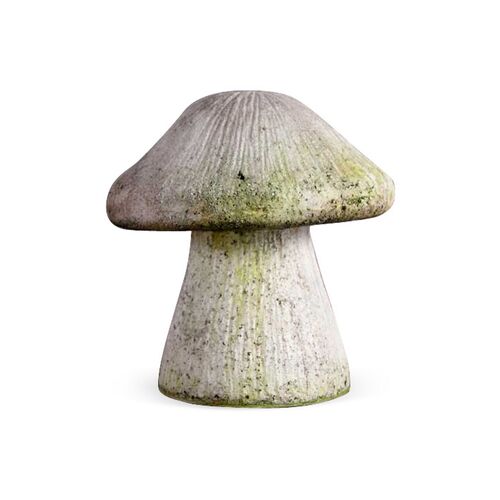 10" Wild Mushroom, White Moss 1 10" Wild Mushroom, White Moss