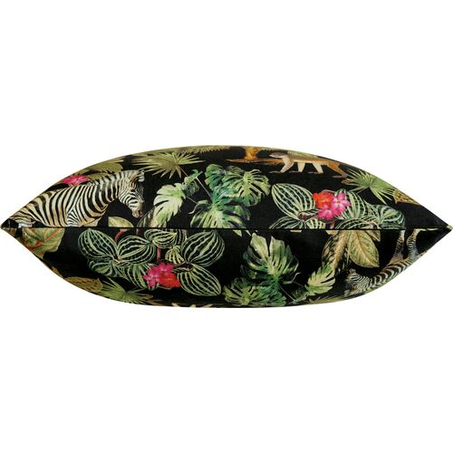Mowgli Jungle Pillow, Black/Multi 2 Mowgli Jungle Pillow, Black/Multi