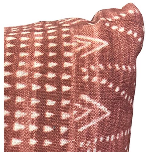 Imani 22x22 Pillow, Terracotta 3 Imani 22x22 Pillow, Terracotta