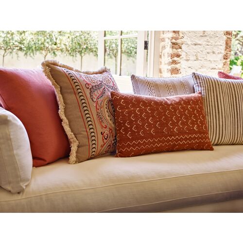 Imani 22x22 Pillow, Terracotta 5 Imani 22x22 Pillow, Terracotta