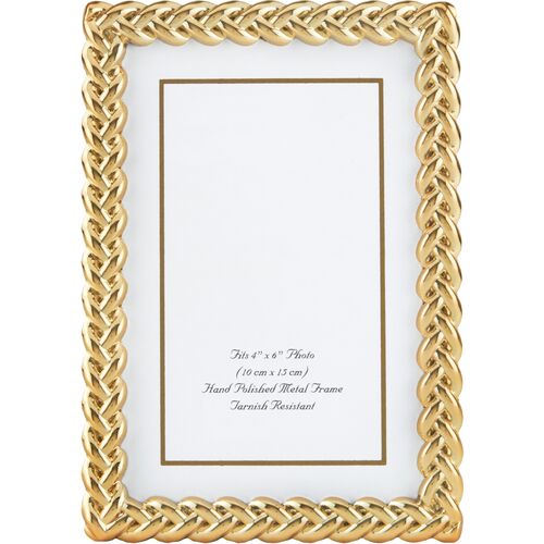 Siena Braid Frame, Gold 1 Siena Braid Frame, Gold
