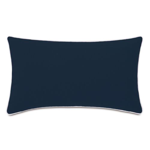 Riley 13x22 Lumbar Outdoor Pillow, Navy 1 Riley 13x22 Lumbar Outdoor Pillow, Navy