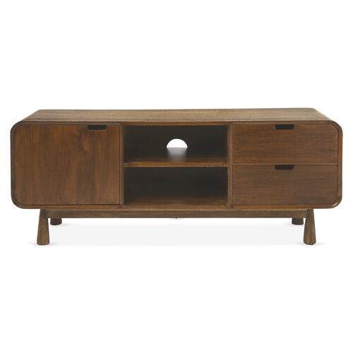 Ali Media Console, Medium Brown 2 Ali Media Console, Medium Brown