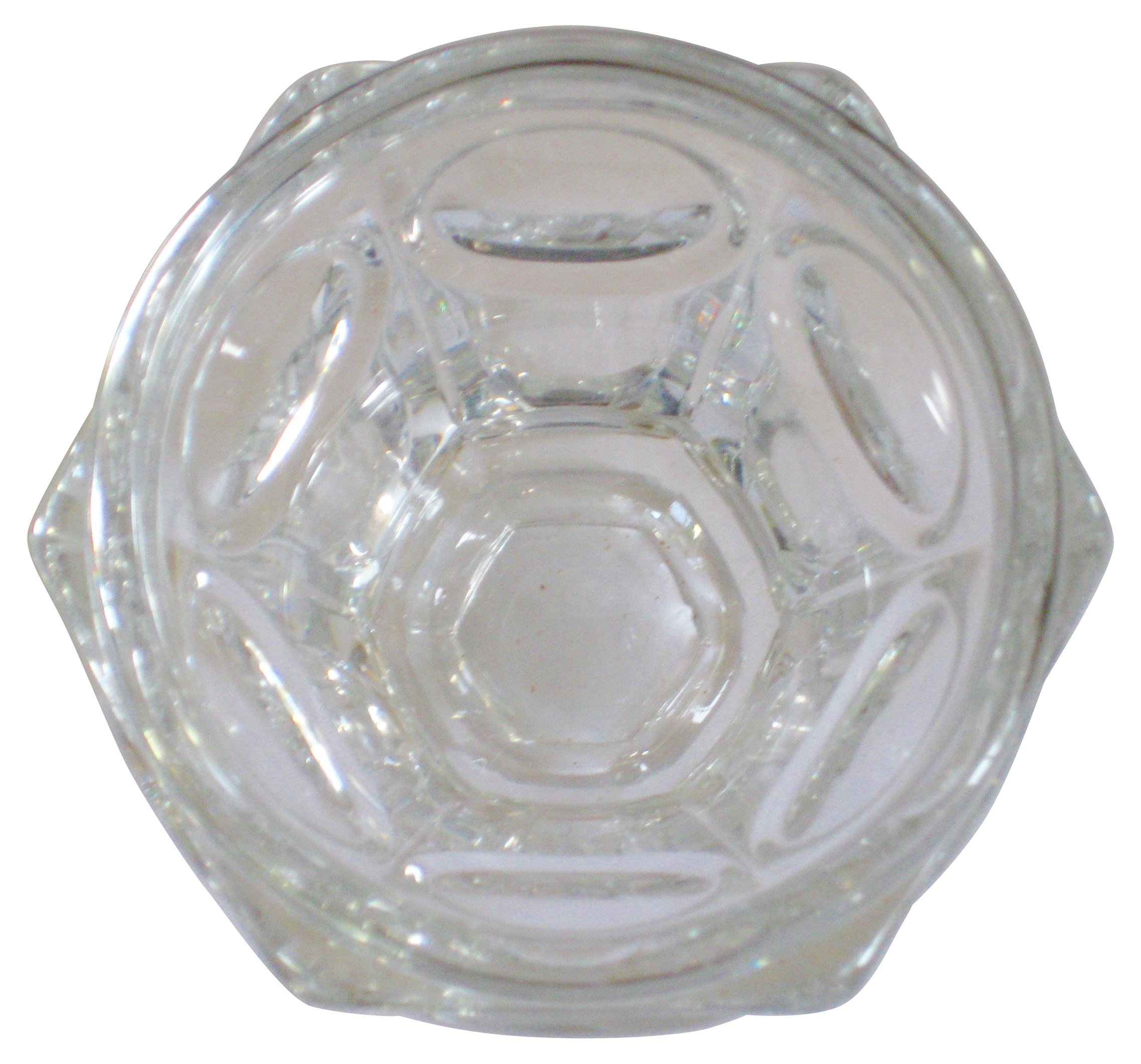 Baccarat Faceted Pedestal Vase 4 Baccarat Faceted Pedestal Vase
