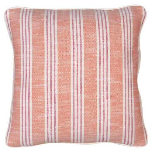 Quogue Outdoor Pillow, Coral/Pink