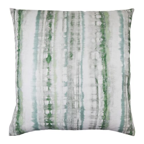 Luca 22x22 Watercolor Linen Pillow, Oasis 1 Luca 22x22 Watercolor Linen Pillow, Oasis