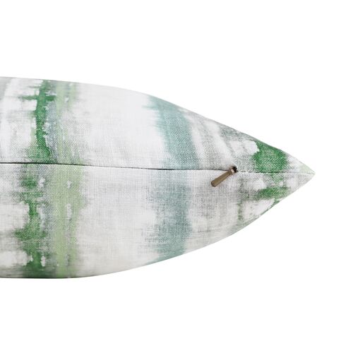 Luca 22x22 Watercolor Linen Pillow, Oasis 2 Luca 22x22 Watercolor Linen Pillow, Oasis