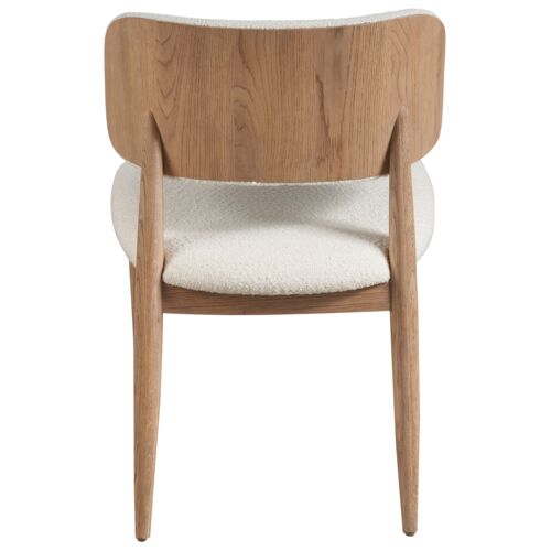 Shunte Side Chair, Natural Oak/Snow Boucle 3 Shunte Side Chair, Natural Oak/Snow Boucle