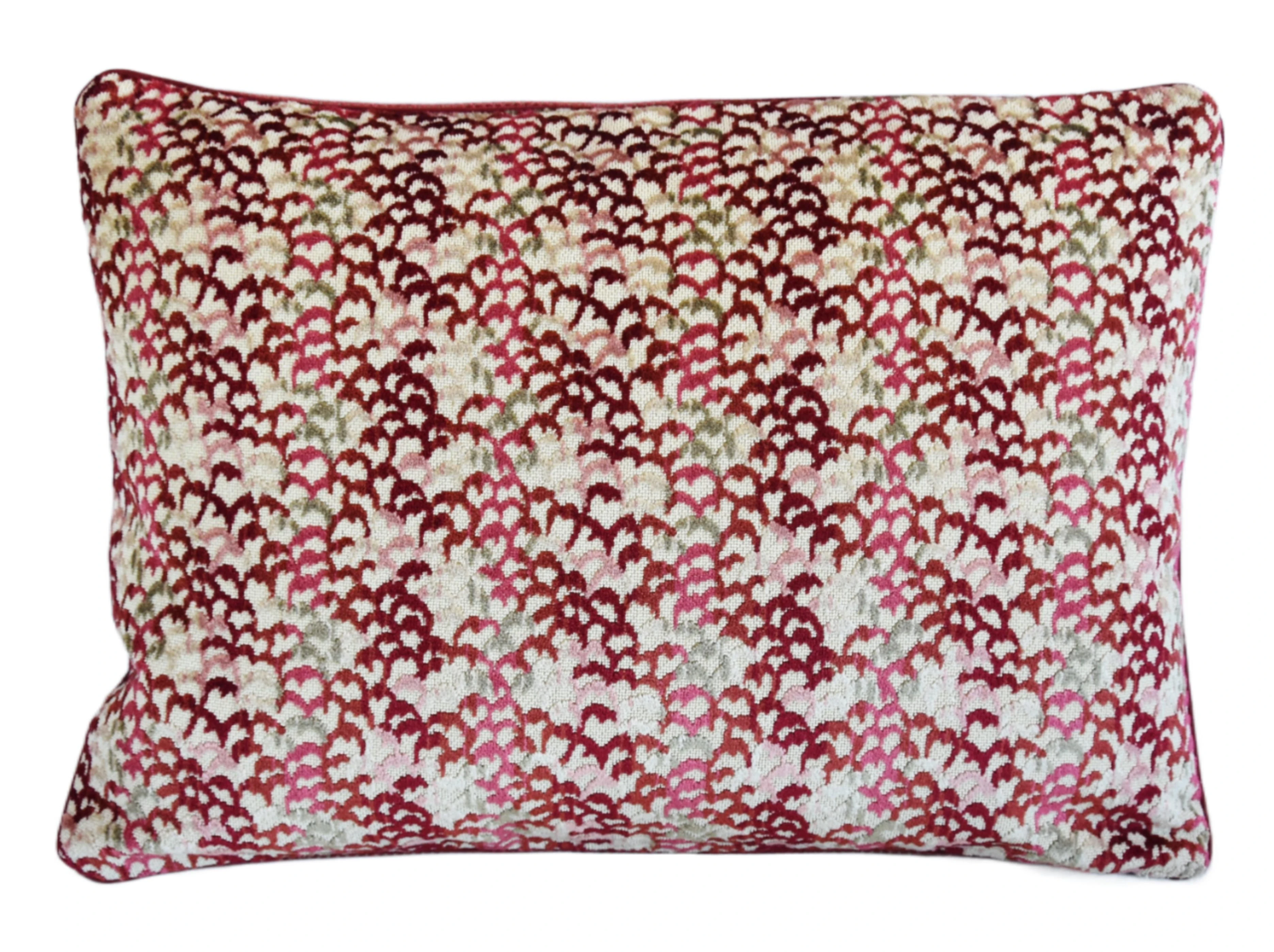 Cowtan & Tout Drake Ruby Velvet Pillow 4 Cowtan & Tout Drake Ruby Velvet Pillow