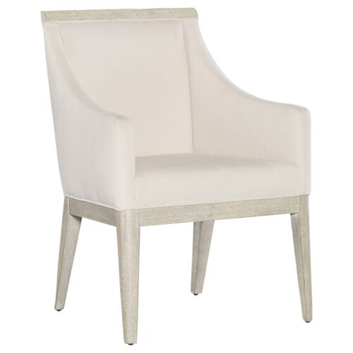 Modern Mood Upholstered Linen Arm Chair 1 Modern Mood Upholstered Linen Arm Chair