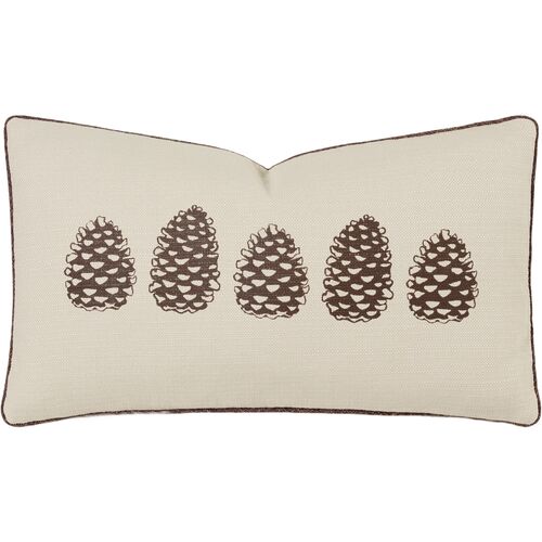 Bryce Pinecone Pillow, Bisque 1 Bryce Pinecone Pillow, Bisque