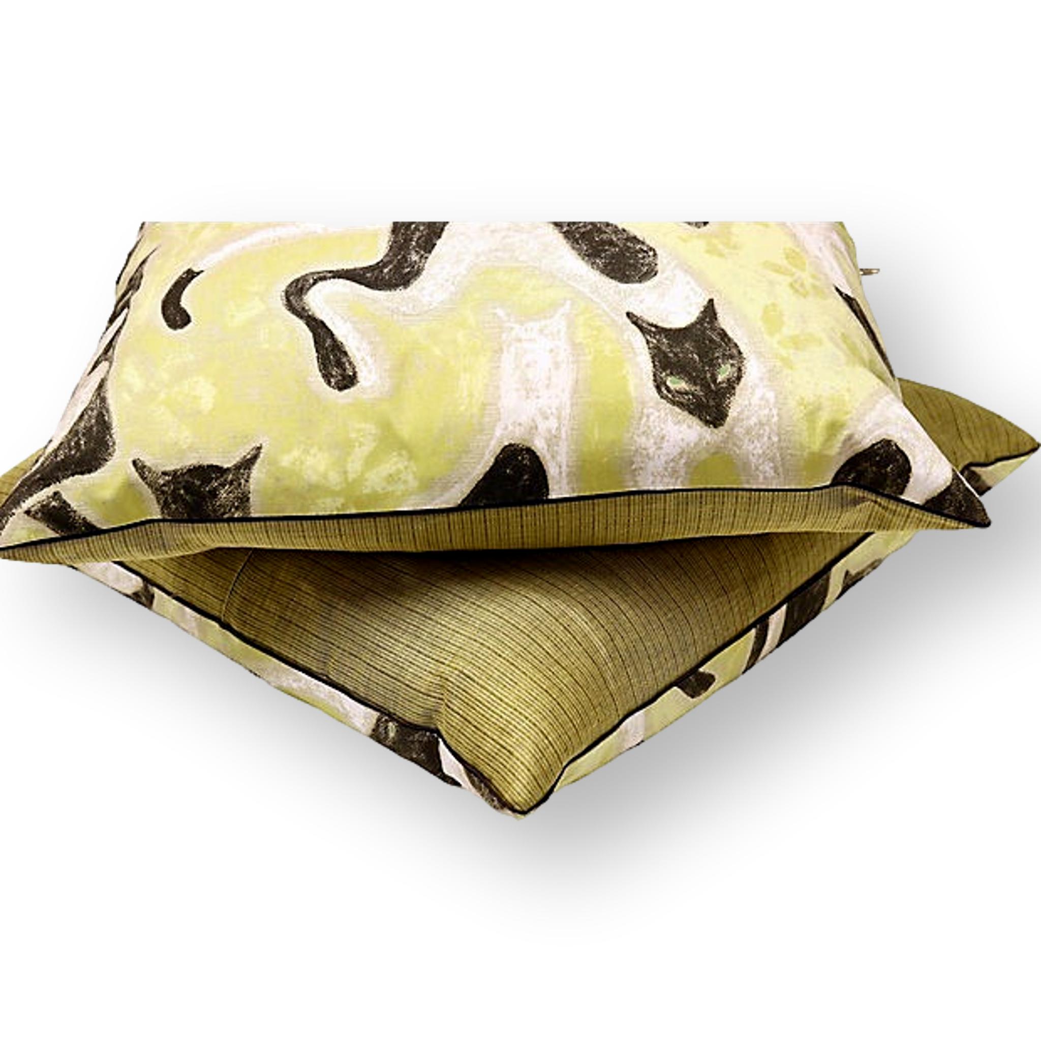 Sanderson & Sons Omega Cats Pillows, Pr 3 Sanderson & Sons Omega Cats Pillows, Pr