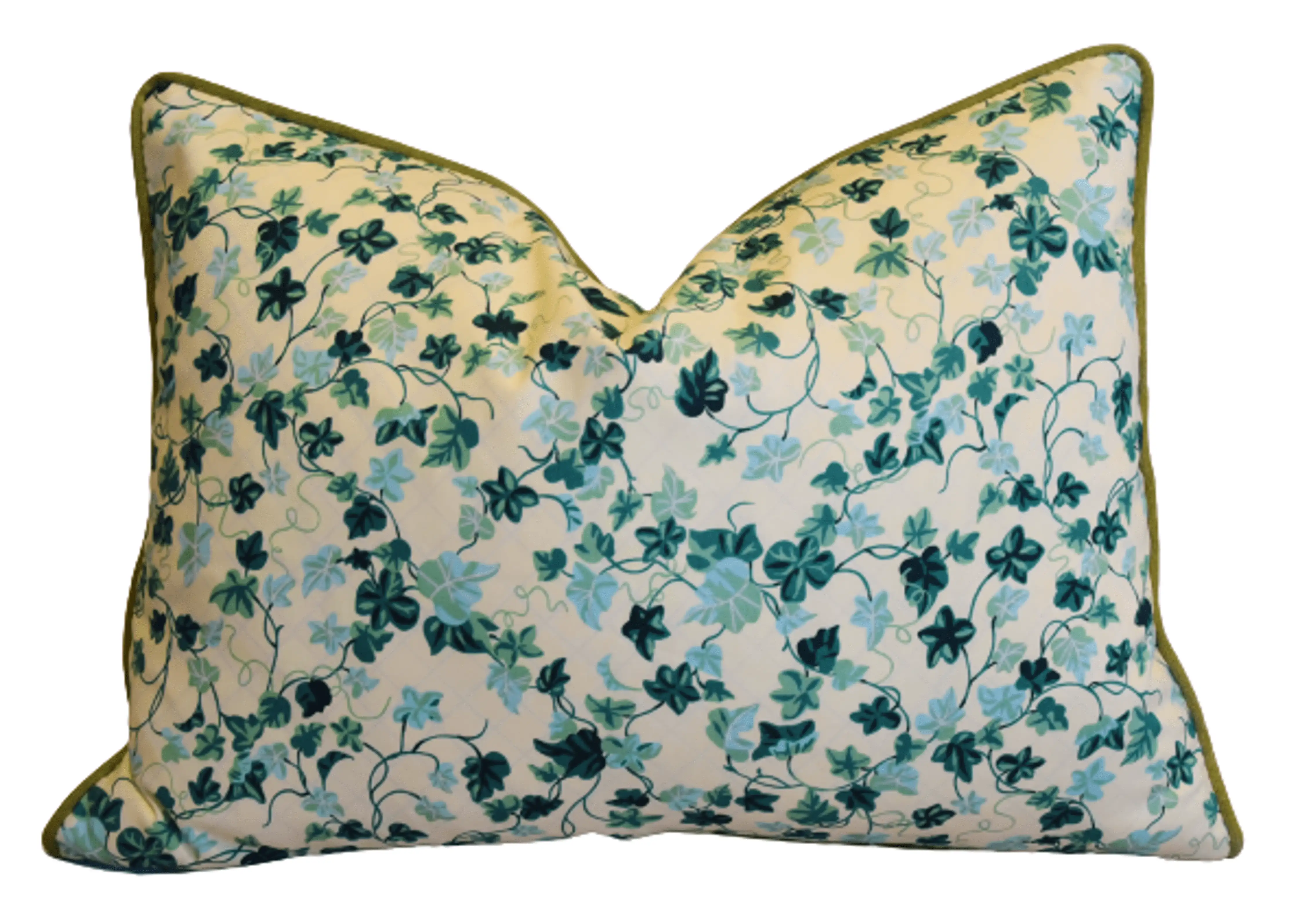 Green Ivy Floral Botanical Pillow 3 Green Ivy Floral Botanical Pillow