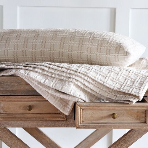 Cecee Basketweave Long Lumbar Pillow, Natural 3 Cecee Basketweave Long Lumbar Pillow, Natural