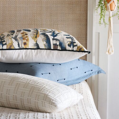 Cecee Basketweave Long Lumbar Pillow, Natural 4 Cecee Basketweave Long Lumbar Pillow, Natural