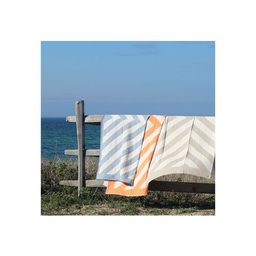 Lagom Cotton Throw, Indigo Blue 2 Lagom Cotton Throw, Indigo Blue