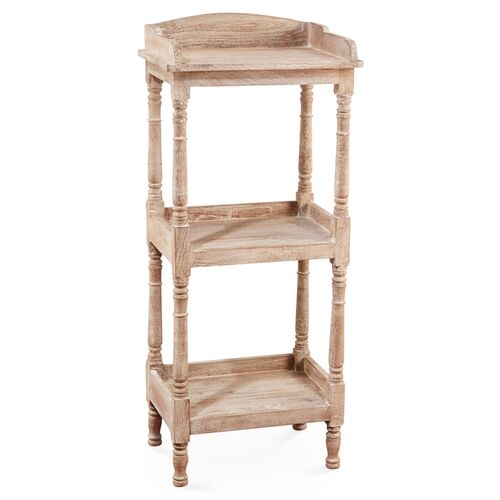Concord Tiered Bookcase, Whitewash 1 Concord Tiered Bookcase, Whitewash