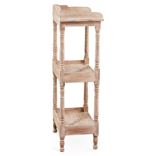 Concord Tiered Bookcase, Whitewash 3 Concord Tiered Bookcase, Whitewash