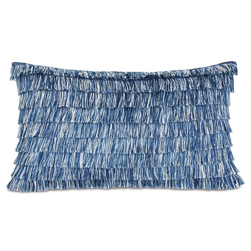 Faye Lumbar Outdoor Pillow, Sail Blue 1 Faye Lumbar Outdoor Pillow, Sail Blue