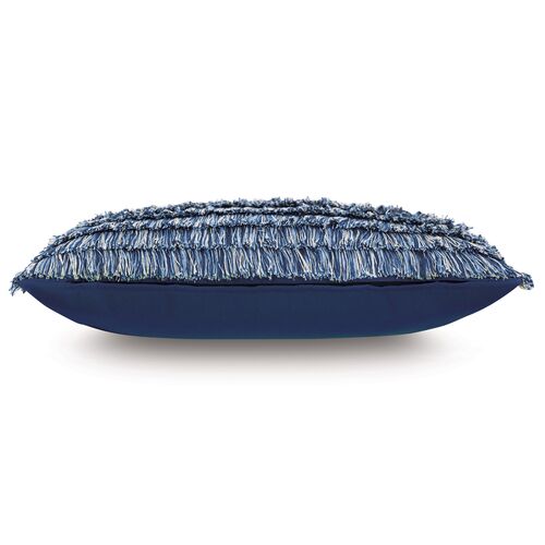 Faye Lumbar Outdoor Pillow, Sail Blue 3 Faye Lumbar Outdoor Pillow, Sail Blue
