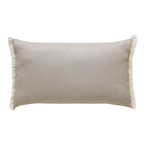 Celeste Sequin Star Fringe Lumbar Pillow, Silver 2 Celeste Sequin Star Fringe Lumbar Pillow, Silver