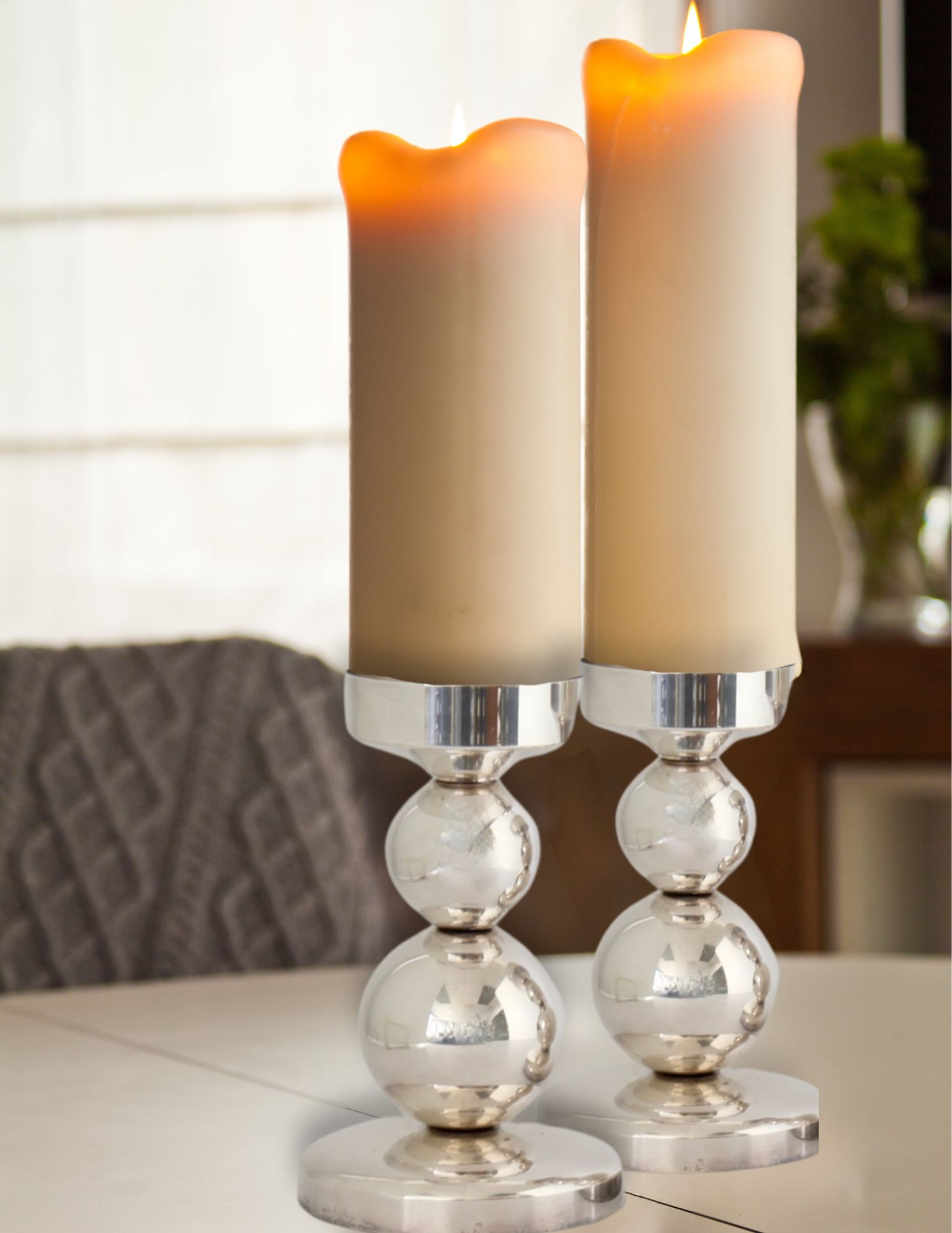 Pair of Danish Modern Candle Holders 3 Pair of Danish Modern Candle Holders
