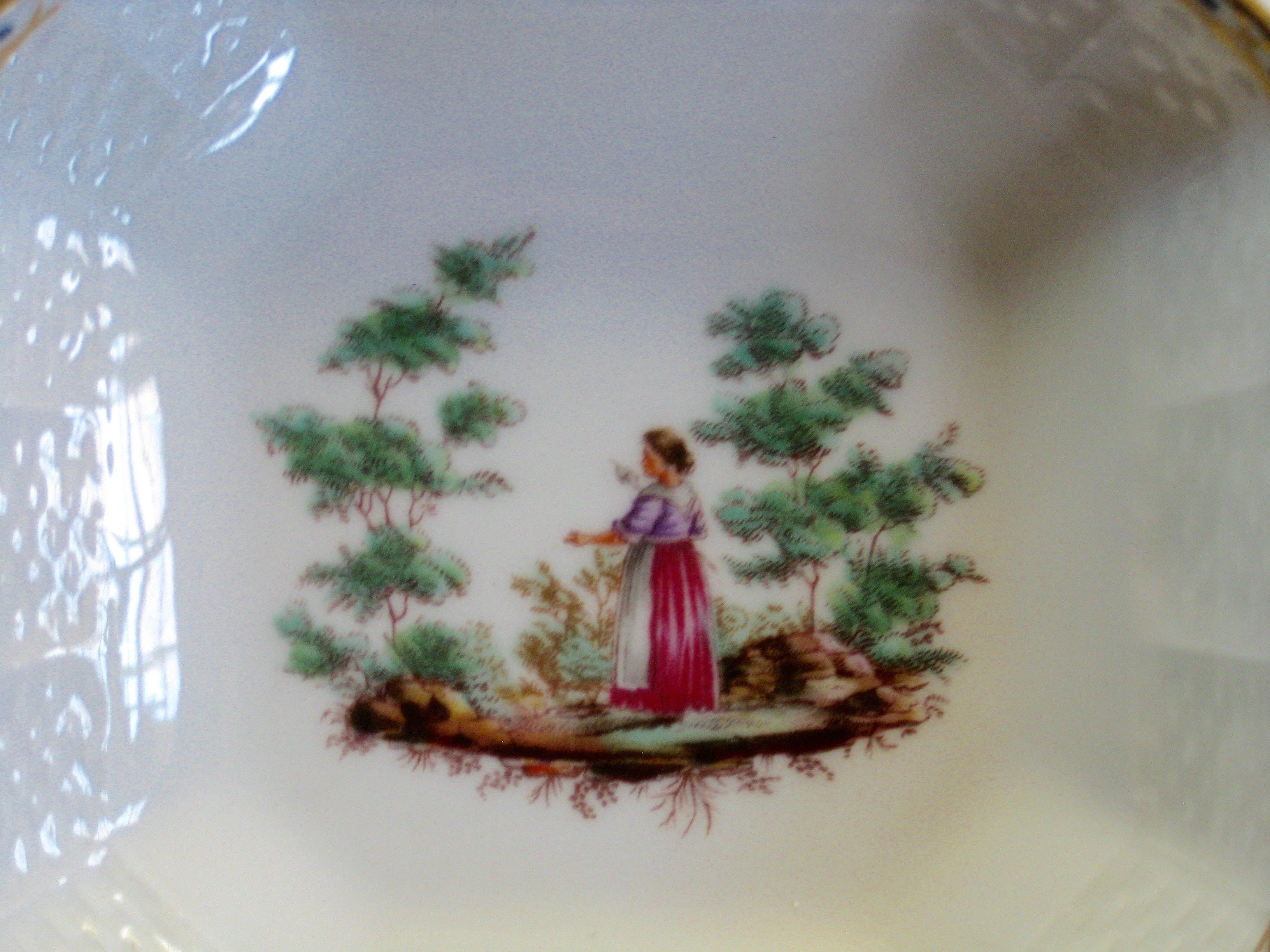 Ginori Gilt PorcelainTray 4 Ginori Gilt PorcelainTray