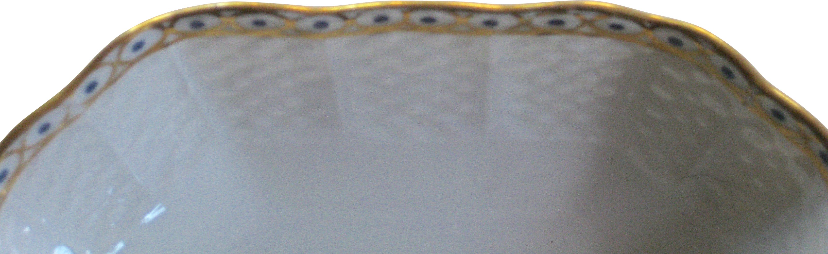 Ginori Gilt PorcelainTray 5 Ginori Gilt PorcelainTray