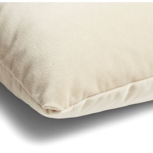 Hazel Pillow, Bisque Velvet 3 Hazel Pillow, Bisque Velvet