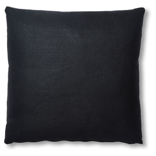 Hazel Pillow, Black Linen 1 Hazel Pillow, Black Linen