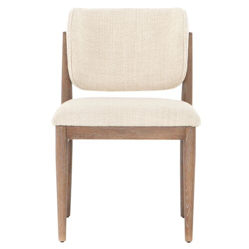 Emery Dining Chair, Taupe Performance 2 Emery Dining Chair, Taupe Performance