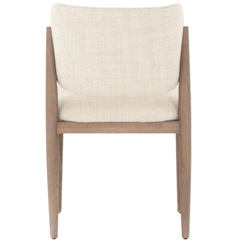 Emery Dining Chair, Taupe Performance 5 Emery Dining Chair, Taupe Performance