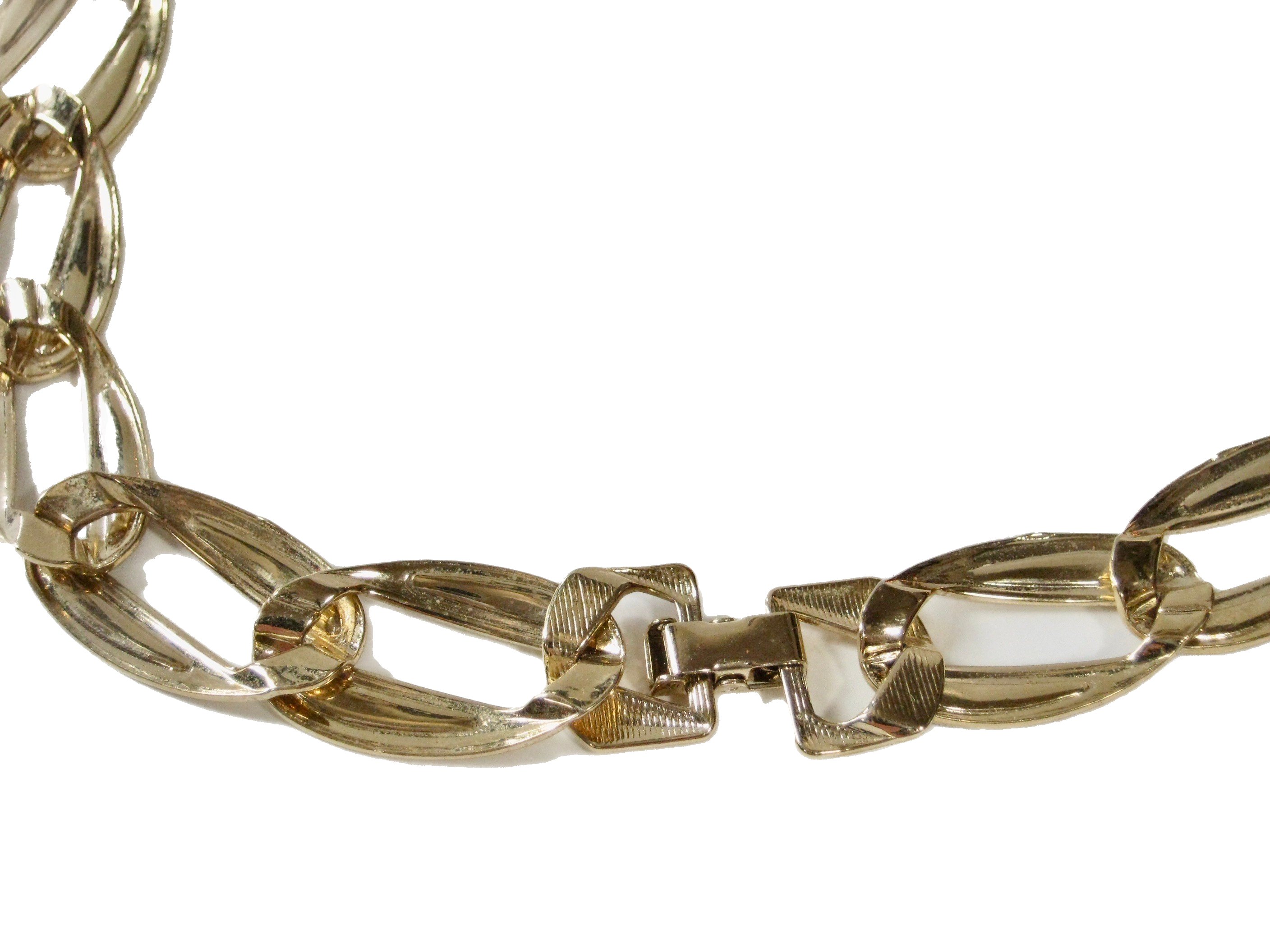 1980s Gold & Black Enamel Necklace 3 1980s Gold & Black Enamel Necklace