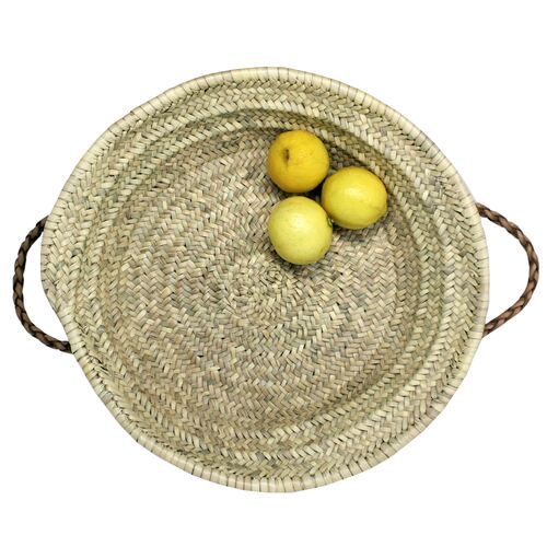 Alcantara Frederic, Handwoven Palm Tray 1 Alcantara Frederic, Handwoven Palm Tray