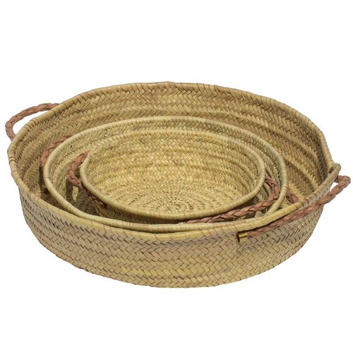 Alcantara Frederic, Handwoven Palm Tray 3 Alcantara Frederic, Handwoven Palm Tray