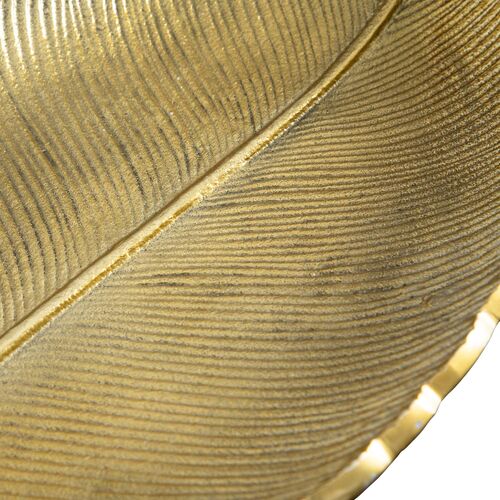 16in. Gold Leaf Decorative Accent Tray 3 16in. Gold Leaf Decorative Accent Tray