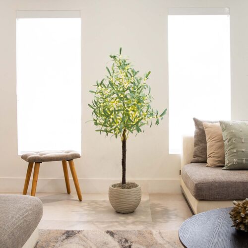 4ft. Lighted Artificial Olive Tree 5 4ft. Lighted Artificial Olive Tree