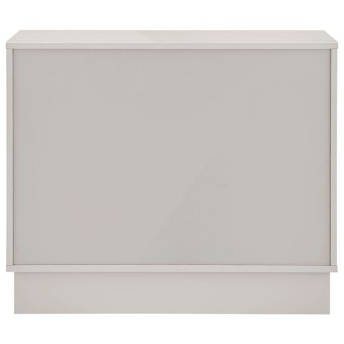 Ashford 2-Door Cabinet, High Gloss Warm Gray 5 Ashford 2-Door Cabinet, High Gloss Warm Gray