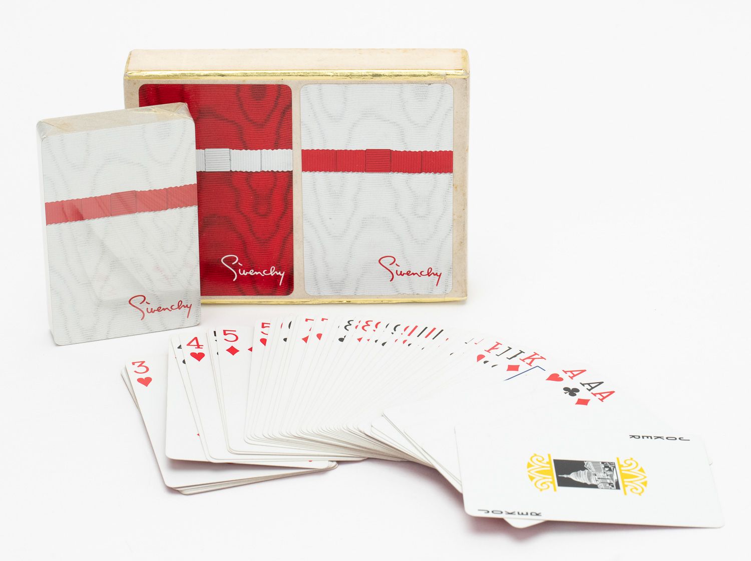 Givenchy 2 Decks Red/White Poker Cards 1 Givenchy 2 Decks Red/White Poker Cards