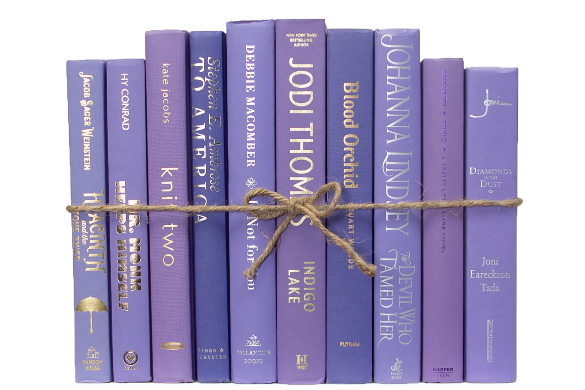 1-Foot Modern Book Bundle, Lilac Breeze 1 1-Foot Modern Book Bundle, Lilac Breeze