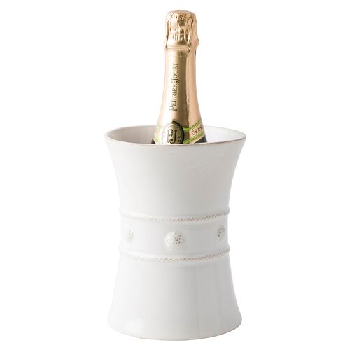 Berry & Thread Utensil Crock, White 3 Berry & Thread Utensil Crock, White