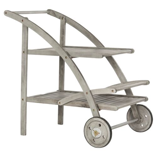 Mojito Outdoor Bar Cart, Graywash 1 Mojito Outdoor Bar Cart, Graywash