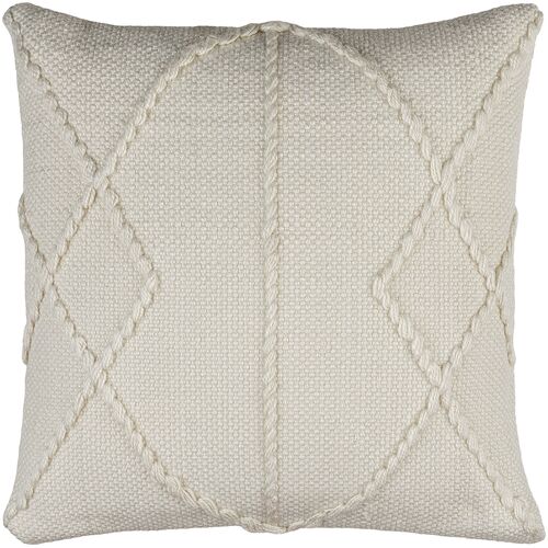 Dortmund Braided Pillow, Ivory 1 Dortmund Braided Pillow, Ivory